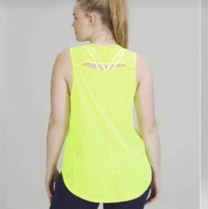 Lululemon Sculpt Tank Size 4 Highlight Yellow